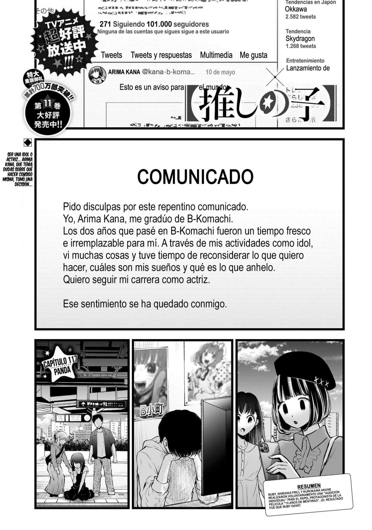 Read Oshi No Ko Es Manga Online