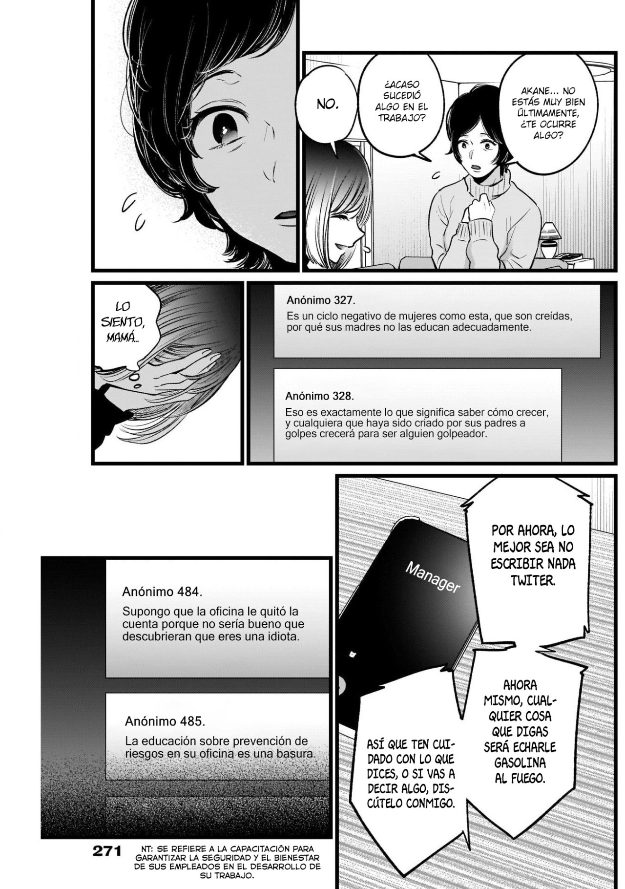 Read Oshi No Ko Es Manga Online