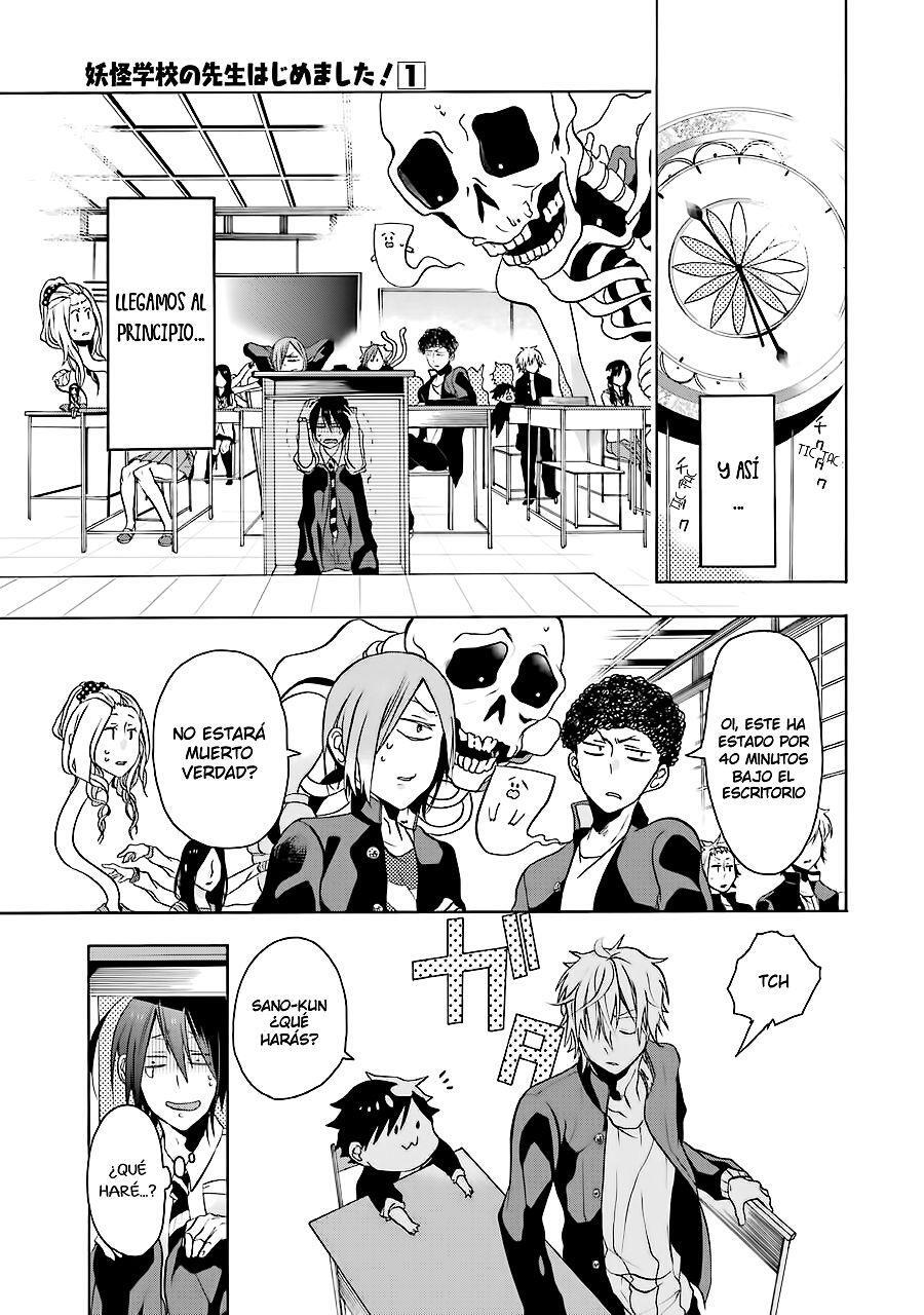 Read Yokai Gakkou No Sensei Hajimemashita Es Manga Online