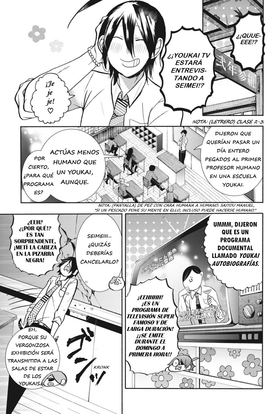 Read Yokai Gakkou No Sensei Hajimemashita Es Manga Online