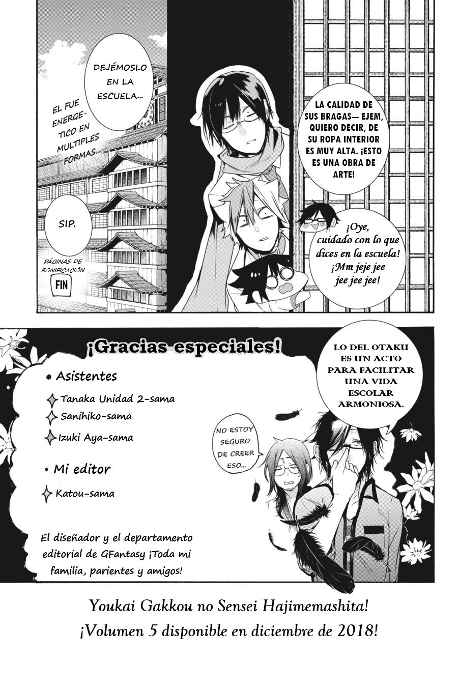 Read Yokai Gakkou No Sensei Hajimemashita Es Manga Online
