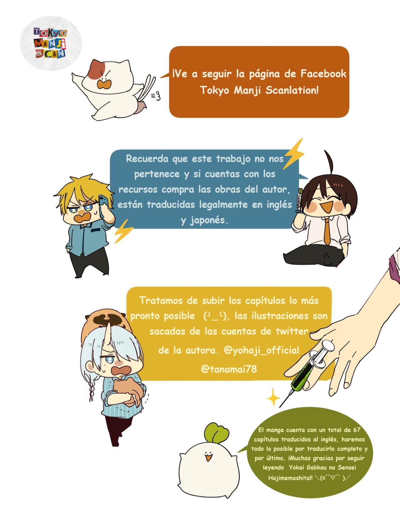 Read Yokai Gakkou No Sensei Hajimemashita Es Manga Online