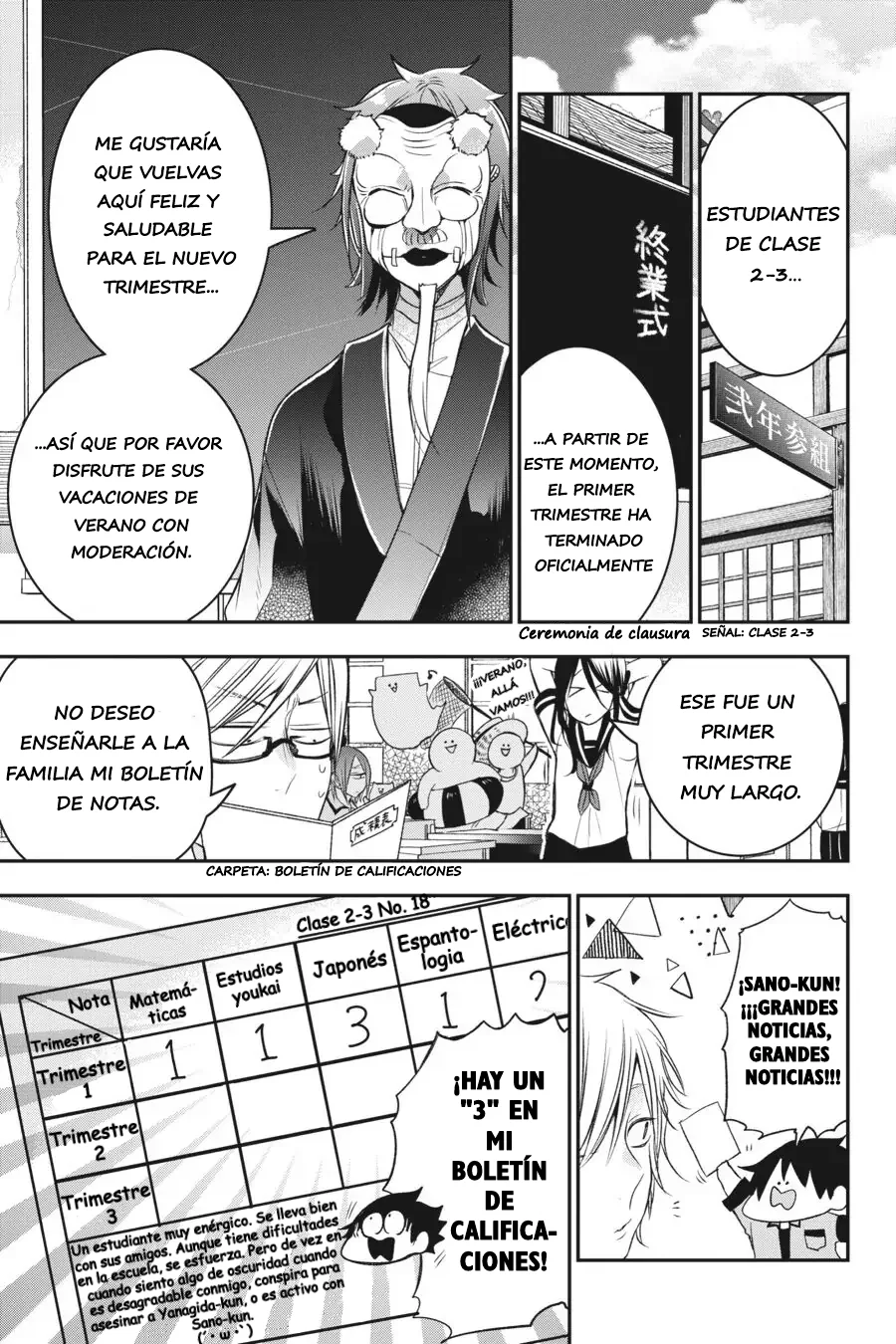 Read Yokai Gakkou No Sensei Hajimemashita Es Manga Online