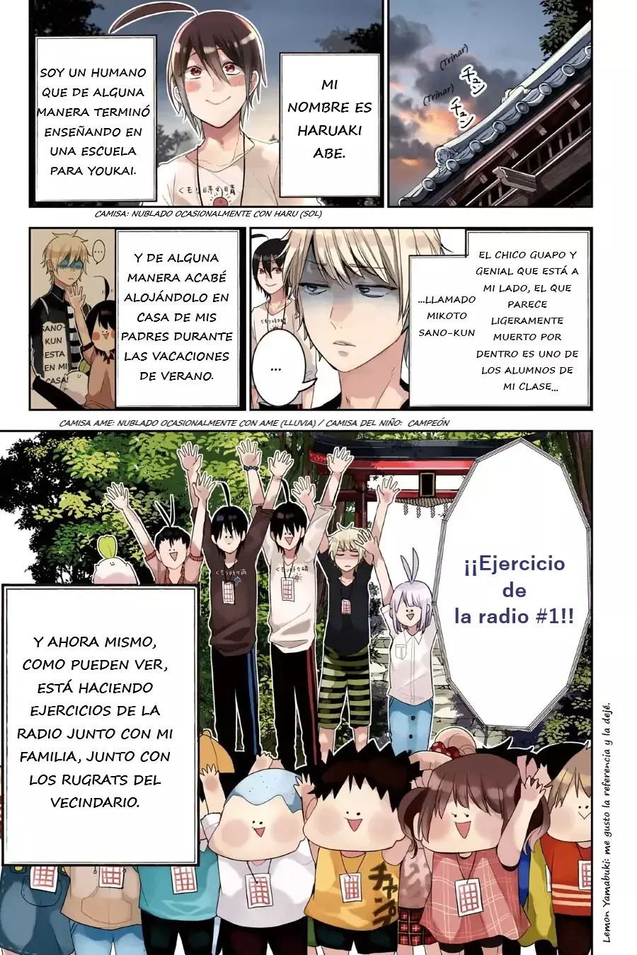 Read Yokai Gakkou No Sensei Hajimemashita Es Manga Online