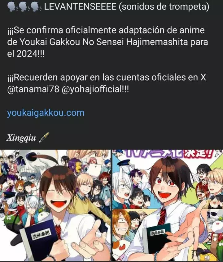 Read Yokai Gakkou No Sensei Hajimemashita Es Manga Online