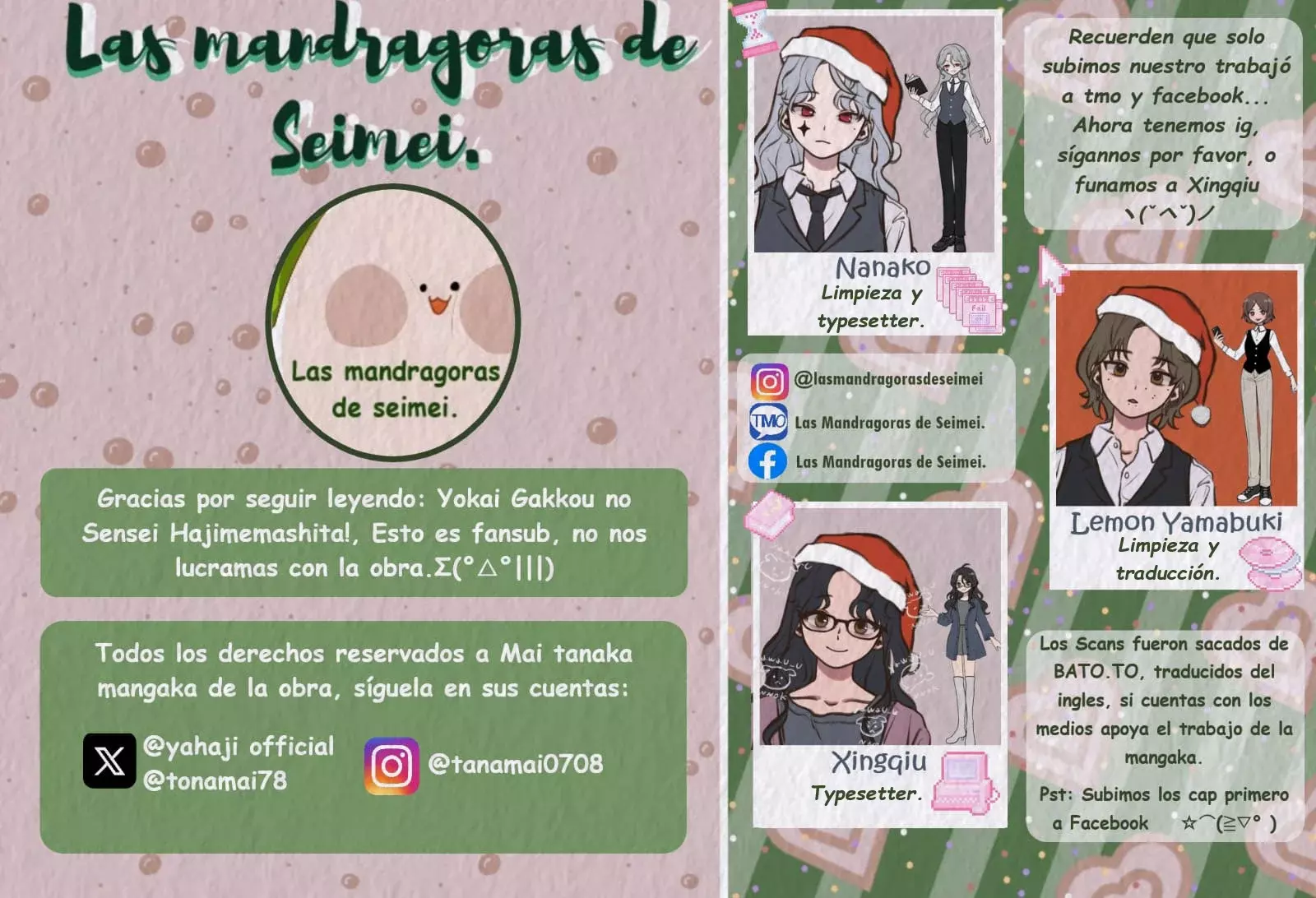 Read Yokai Gakkou No Sensei Hajimemashita Es Manga Online