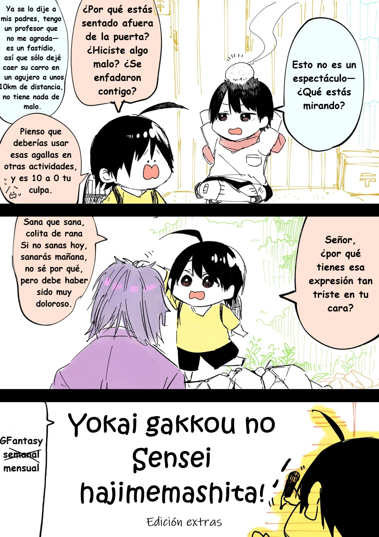 Read Yokai Gakkou No Sensei Hajimemashita Es Manga Online