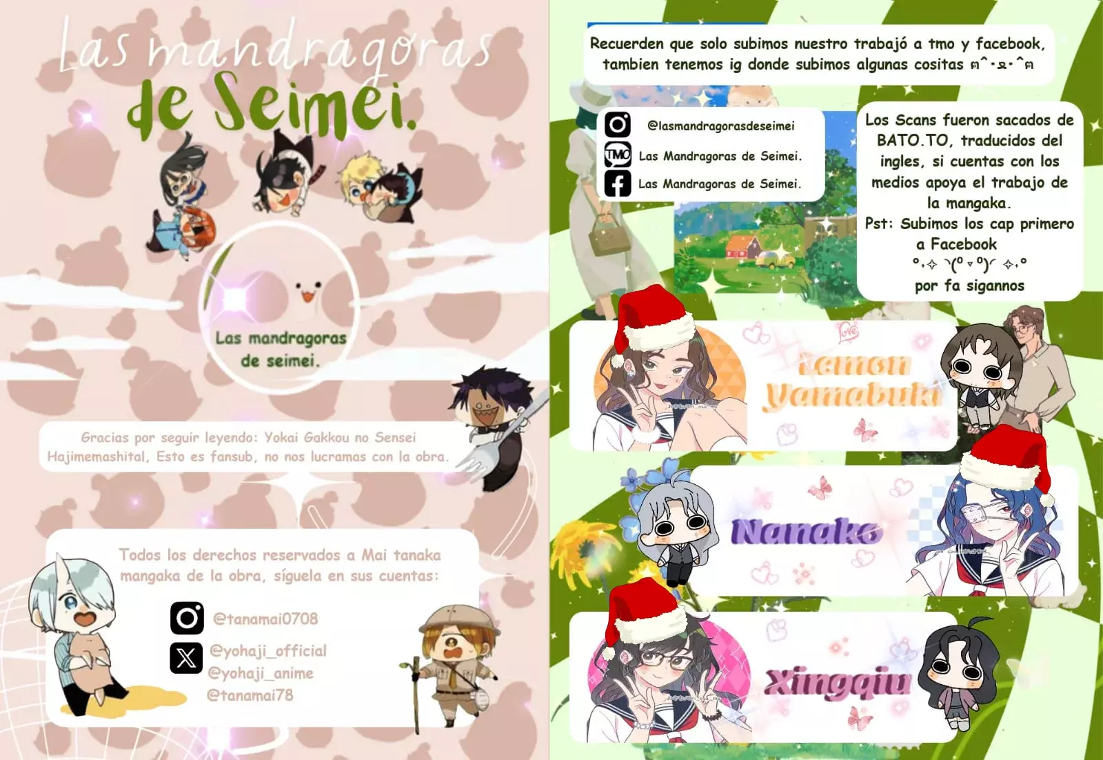 Read Yokai Gakkou No Sensei Hajimemashita Es Manga Online