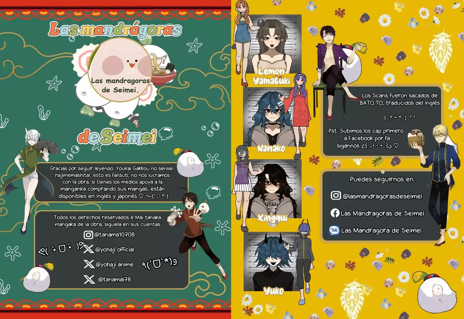 Read Yokai Gakkou No Sensei Hajimemashita Es Manga Online