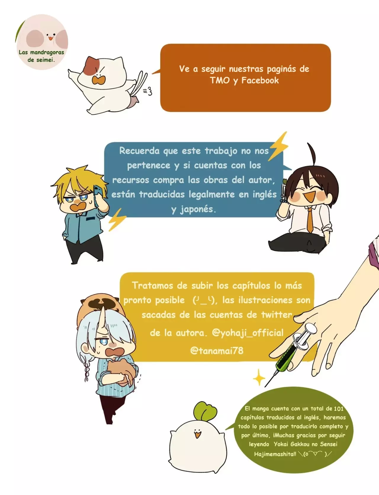 Read Yokai Gakkou No Sensei Hajimemashita Es Manga Online