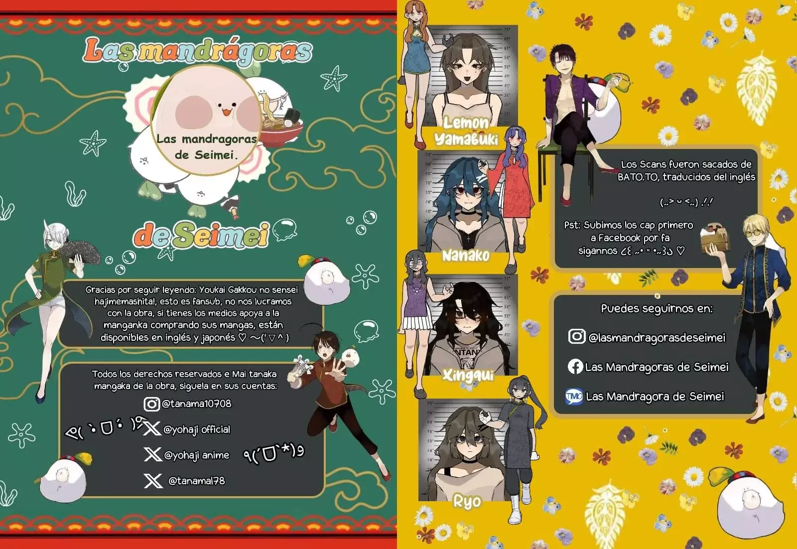 Read Yokai Gakkou No Sensei Hajimemashita Es Manga Online