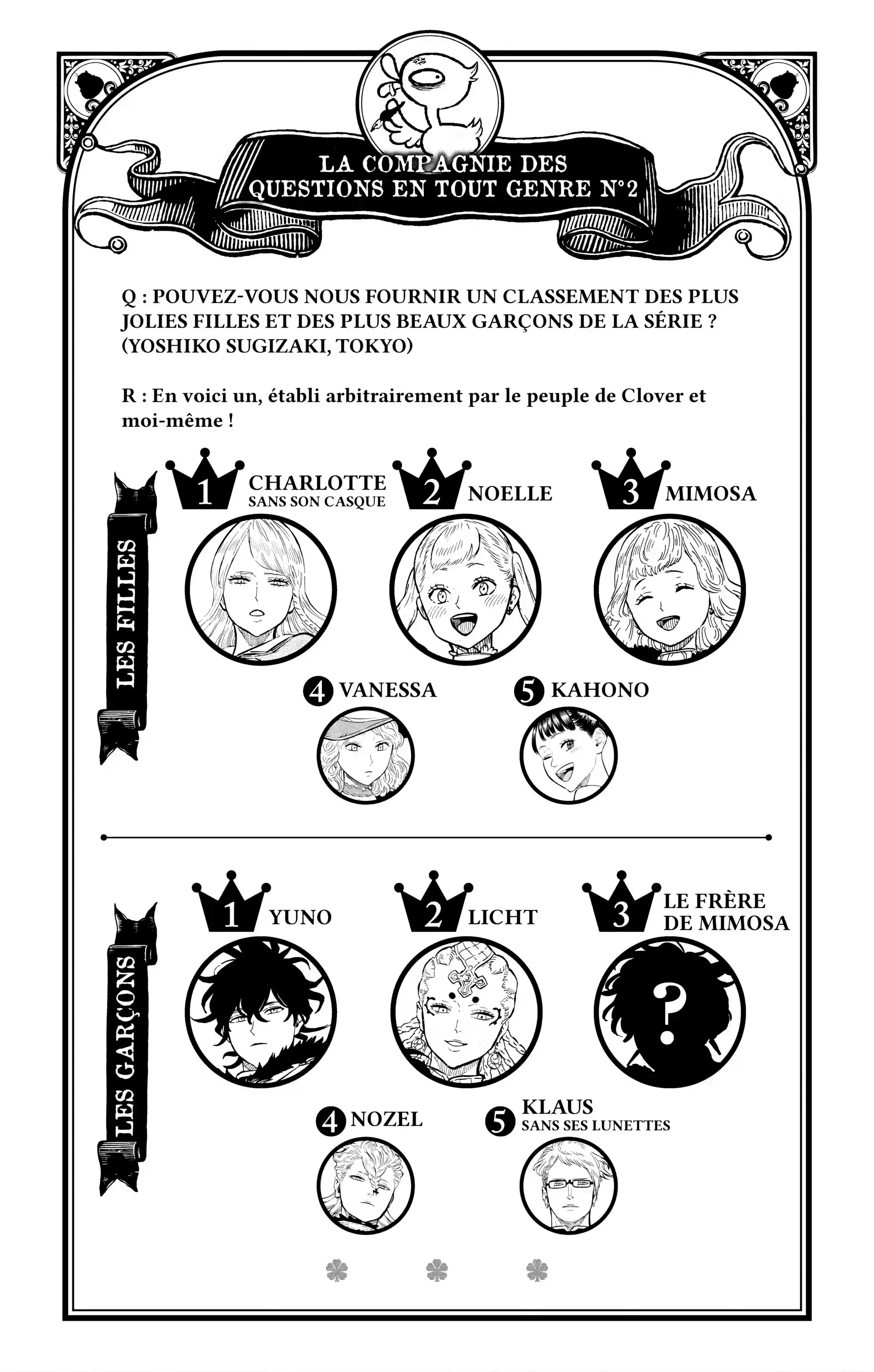 Read Black Clover FR Manga Online
