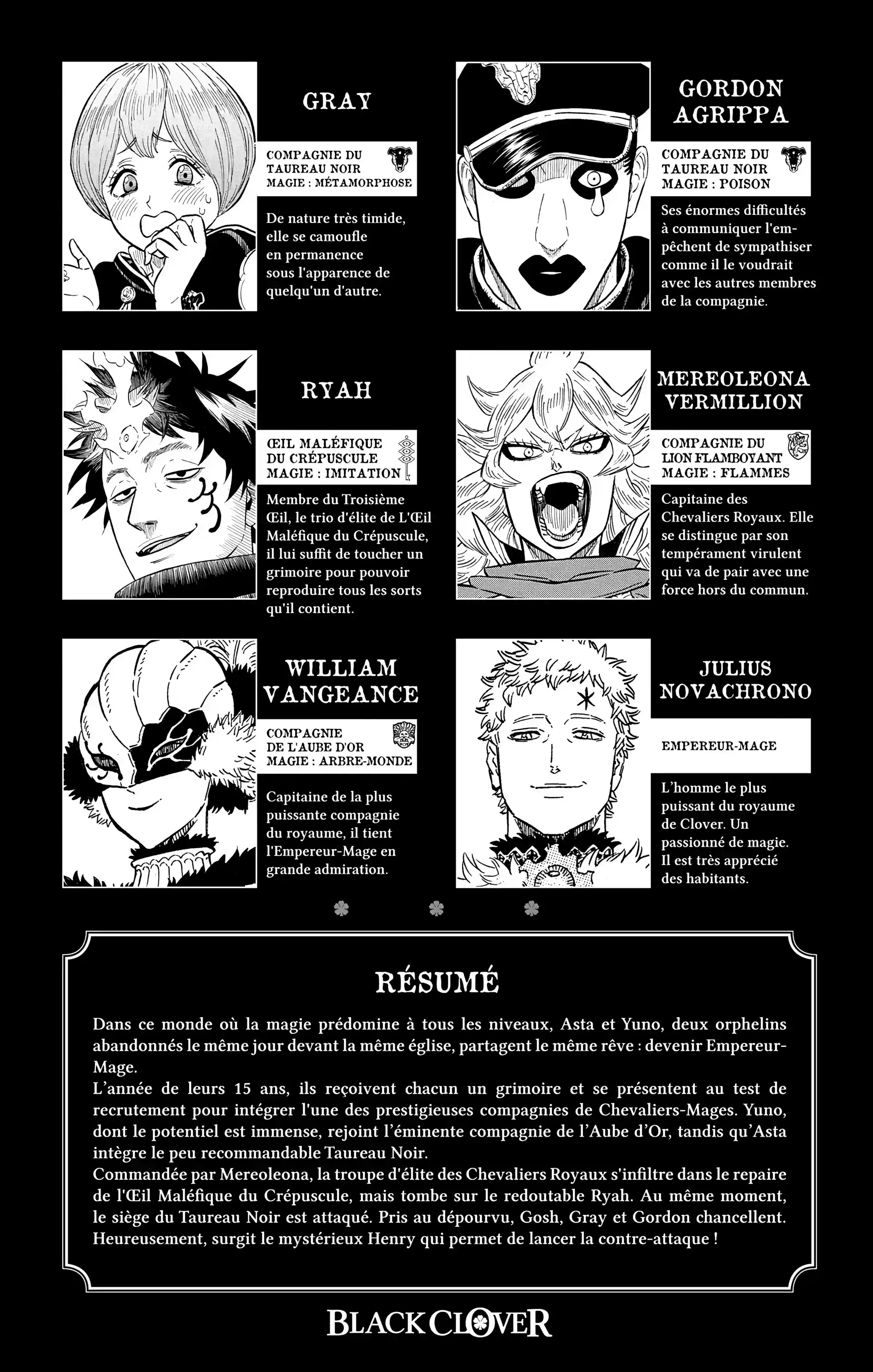 Read Black Clover FR Manga Online