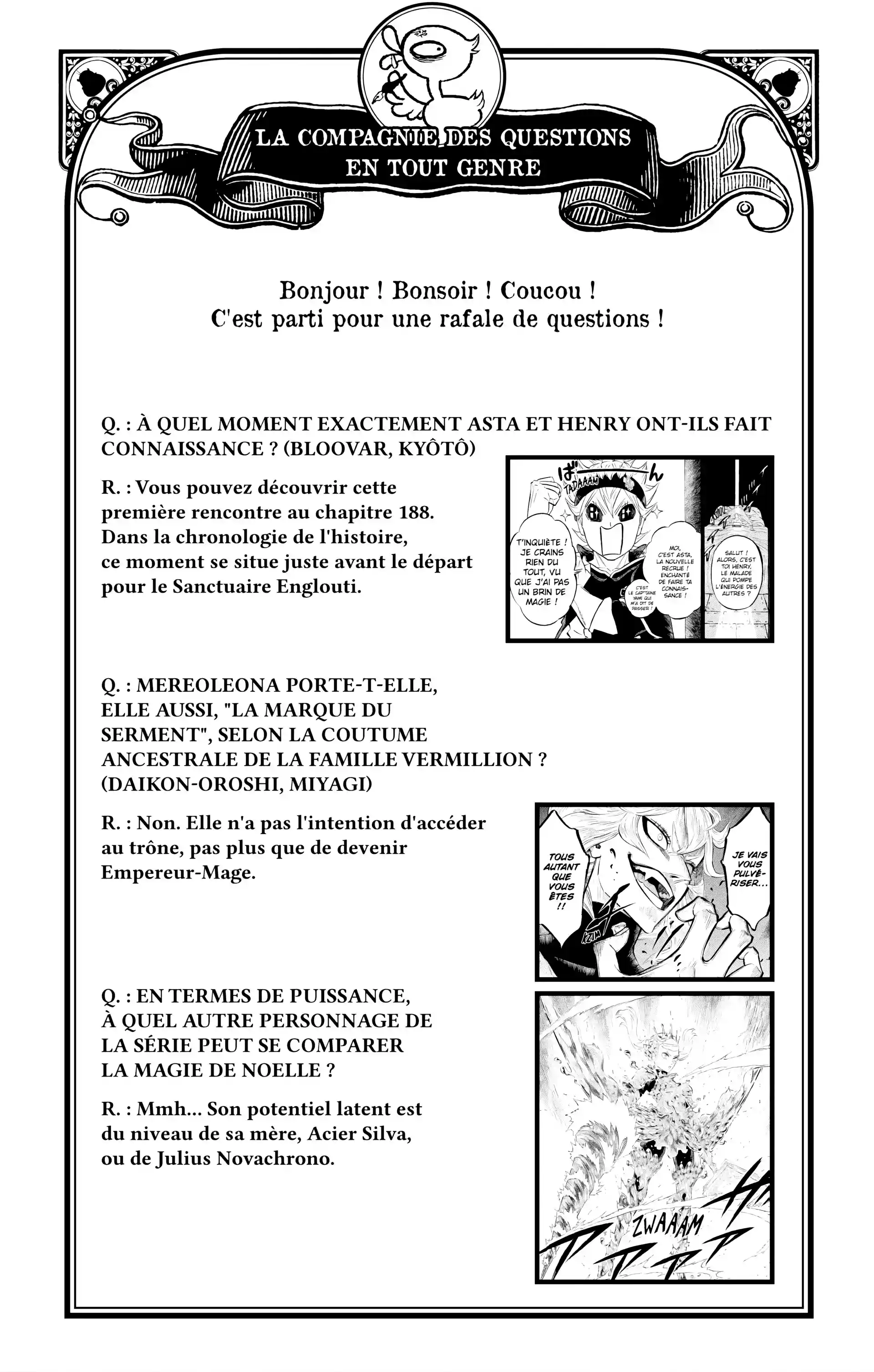 Read Black Clover FR Manga Online