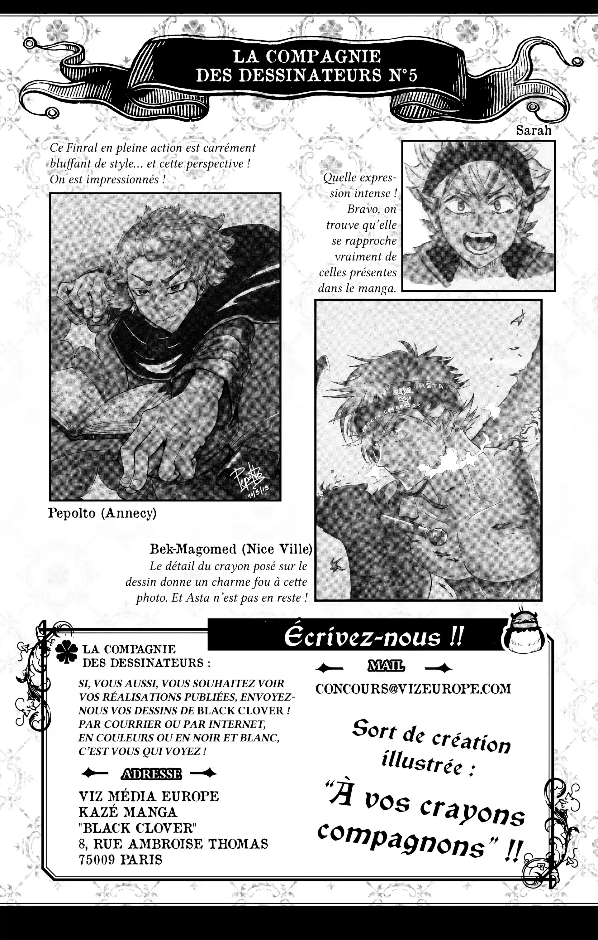 Read Black Clover FR Manga Online