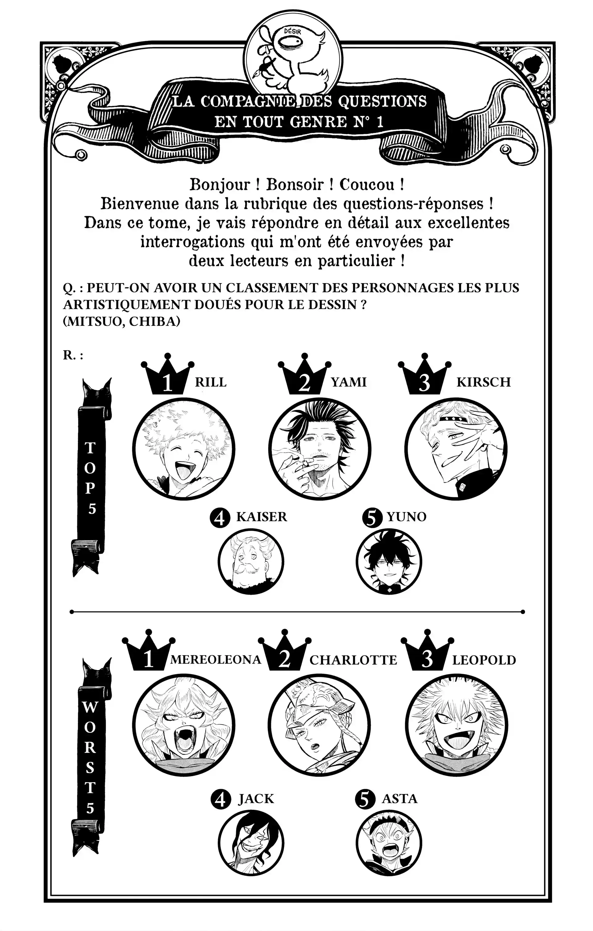 Read Black Clover FR Manga Online