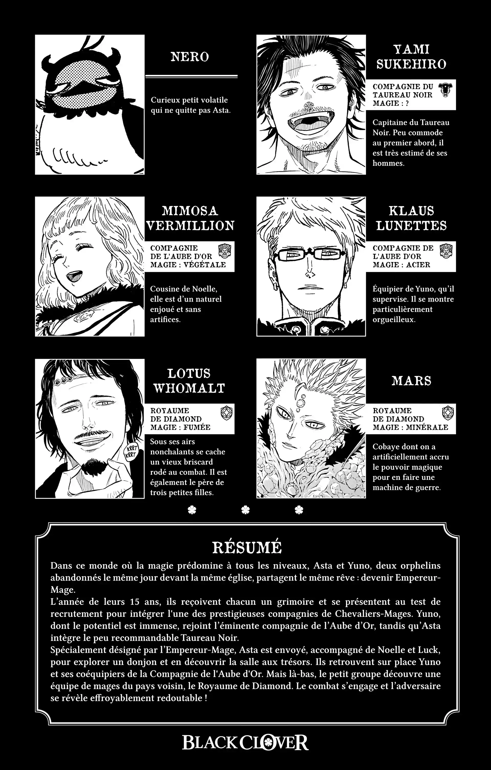 Read Black Clover FR Manga Online