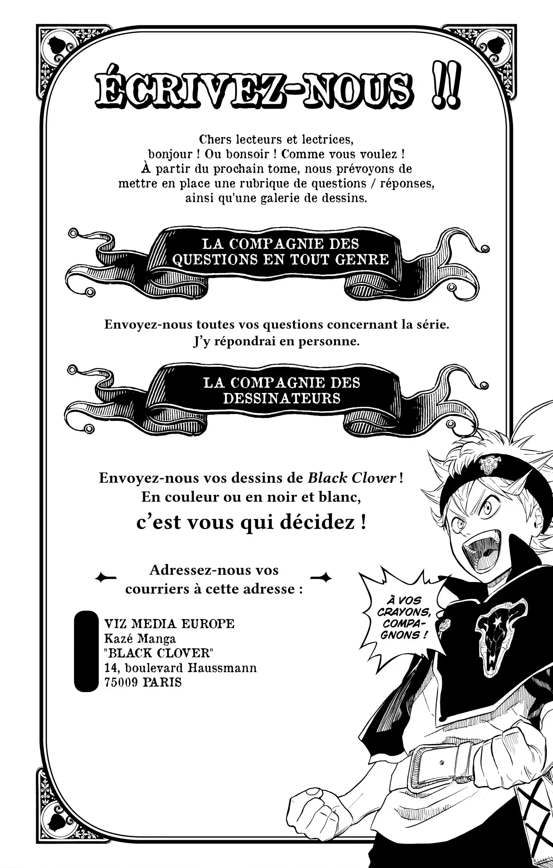 Read Black Clover FR Manga Online