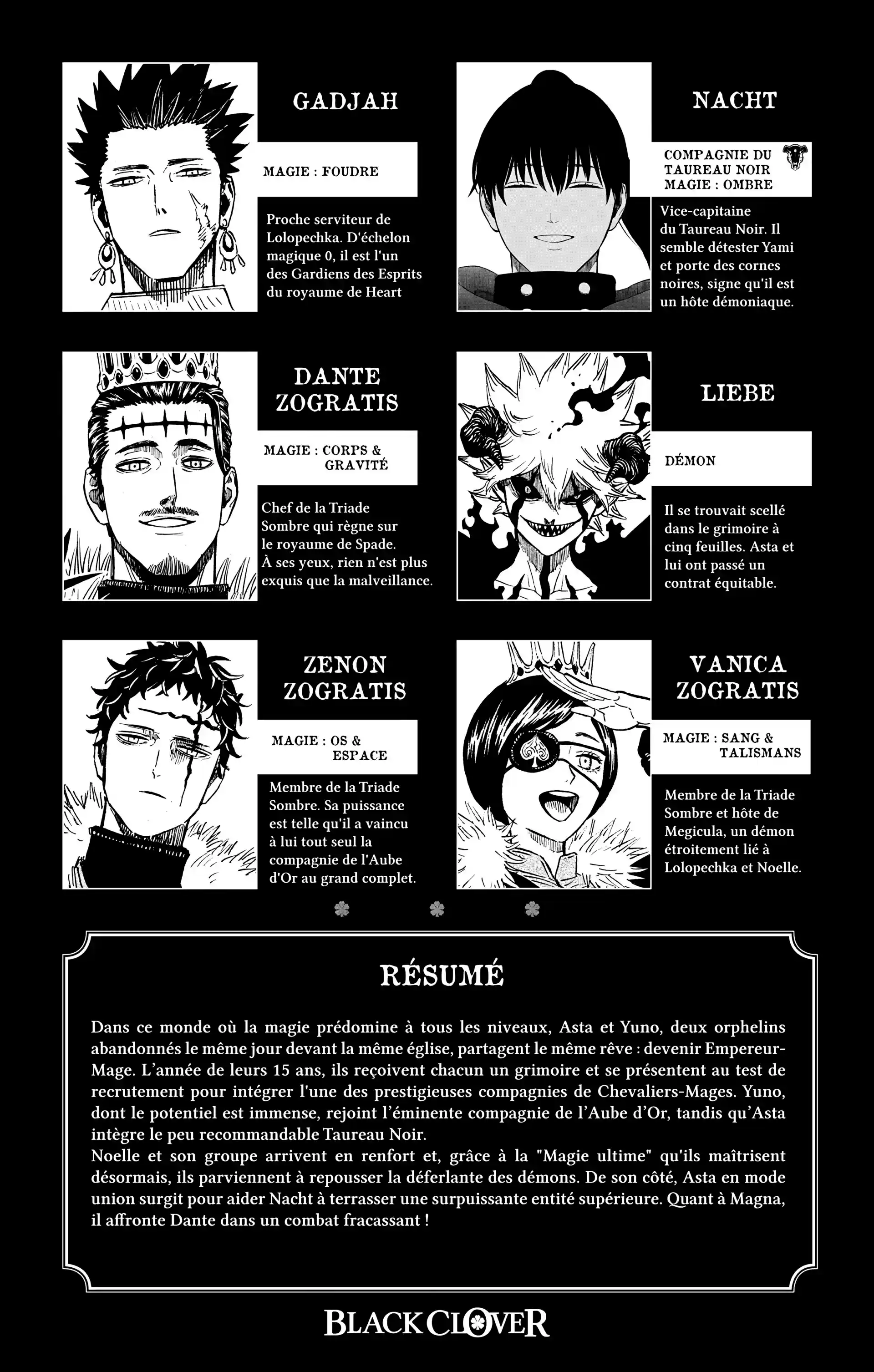 Read Black Clover FR Manga Online