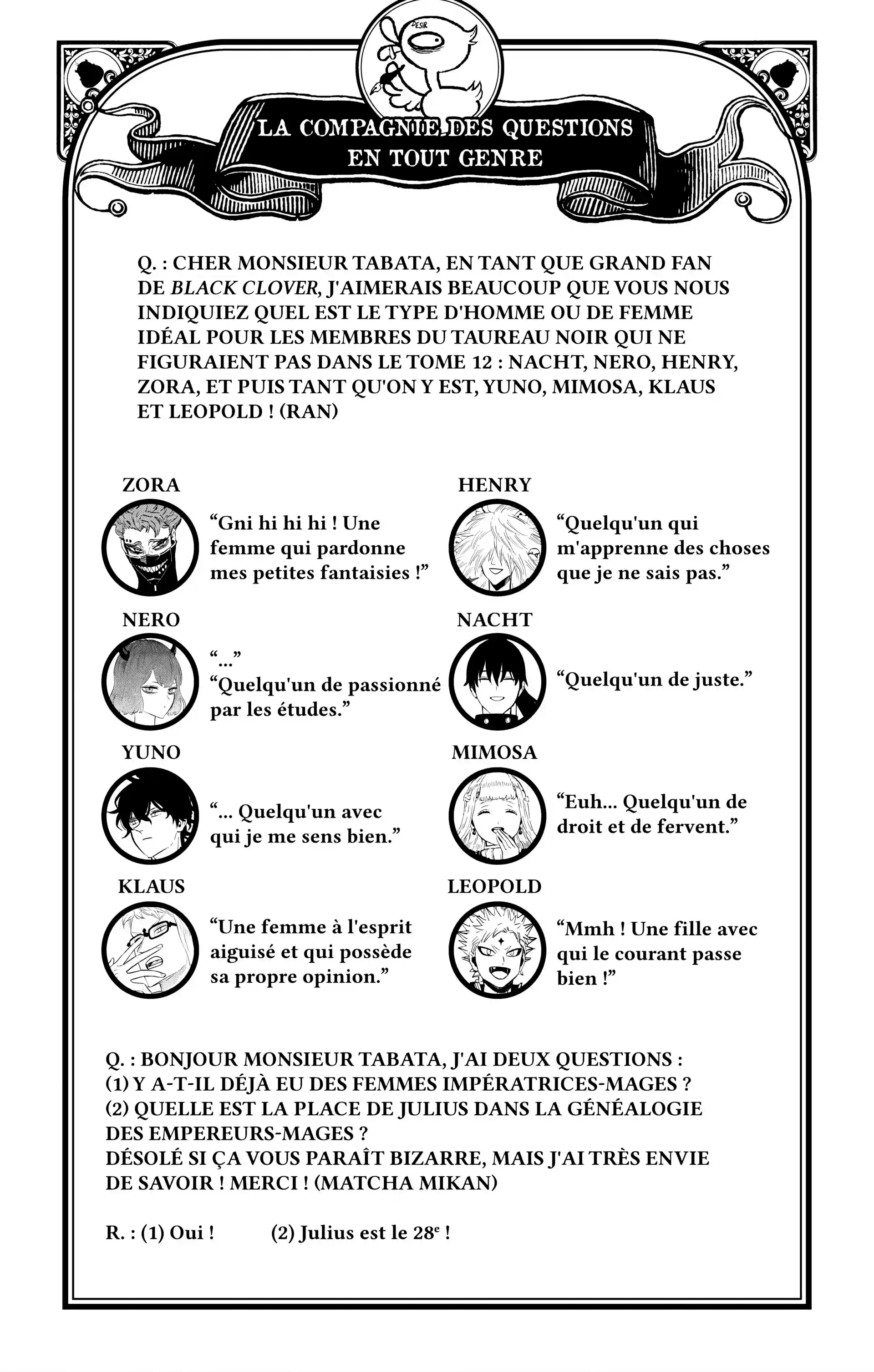 Read Black Clover FR Manga Online