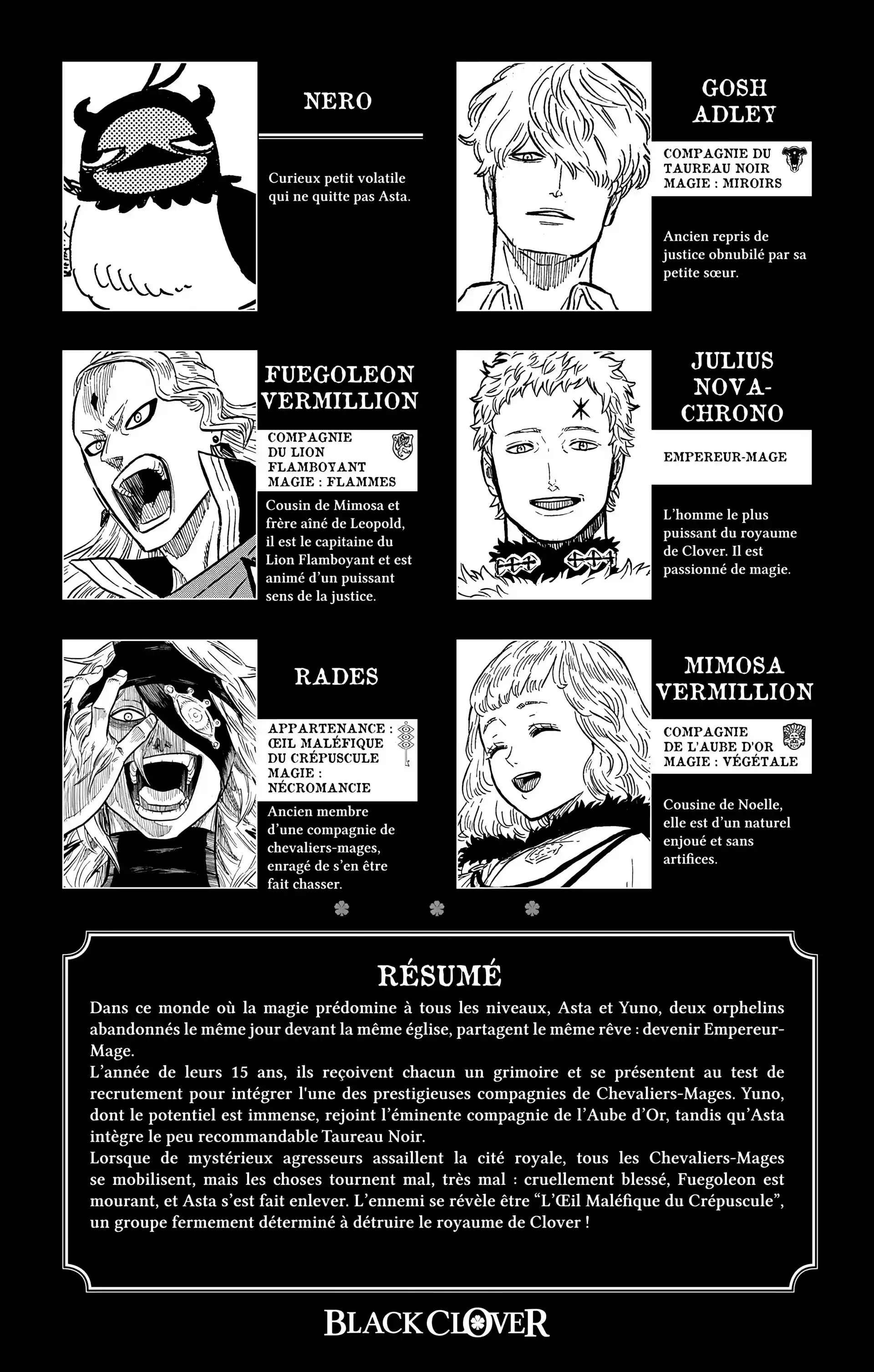 Read Black Clover FR Manga Online