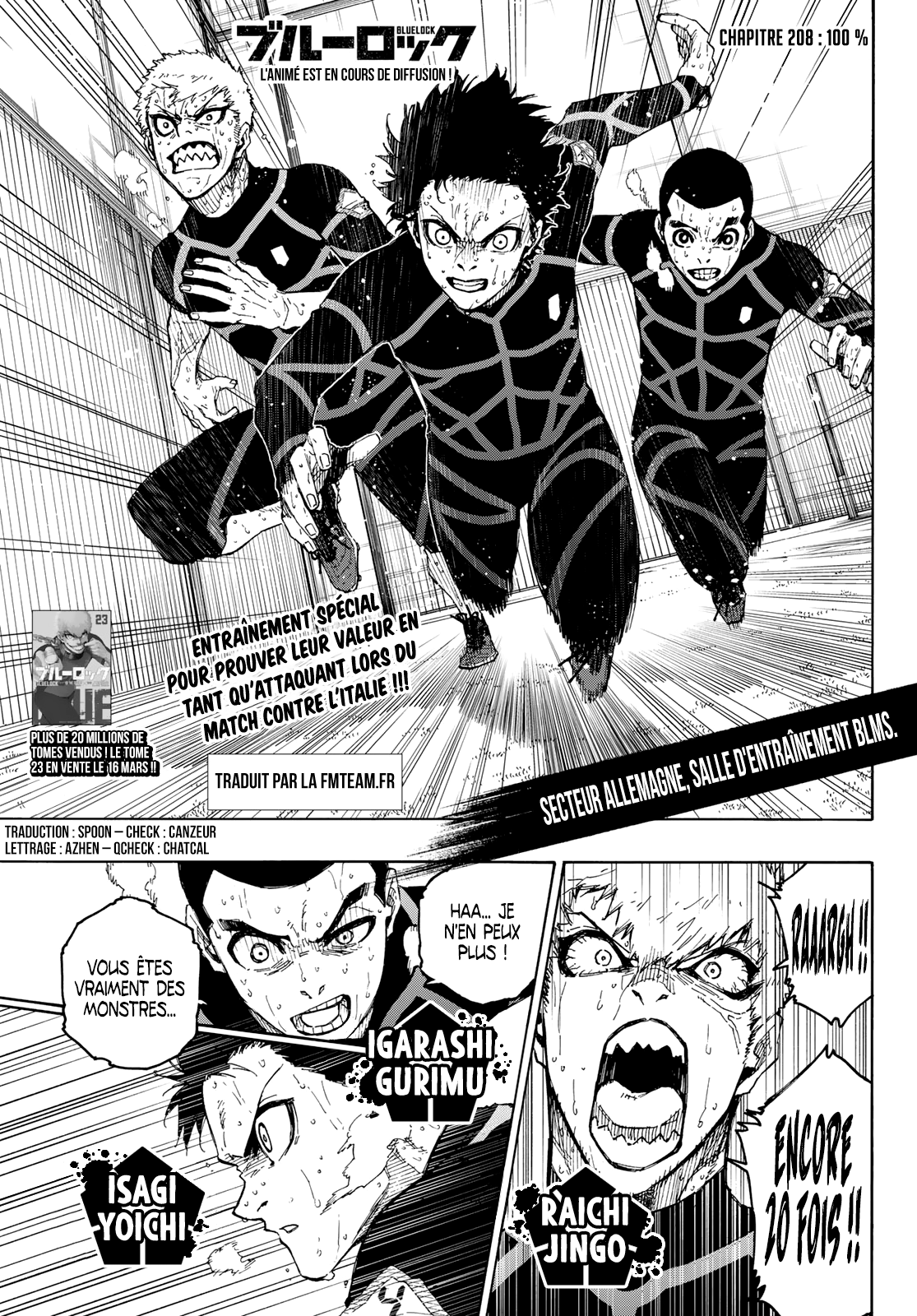 Read Blue Lock FR Manga Online