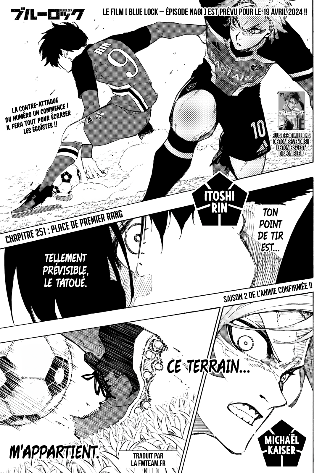 Read Blue Lock FR Manga Online