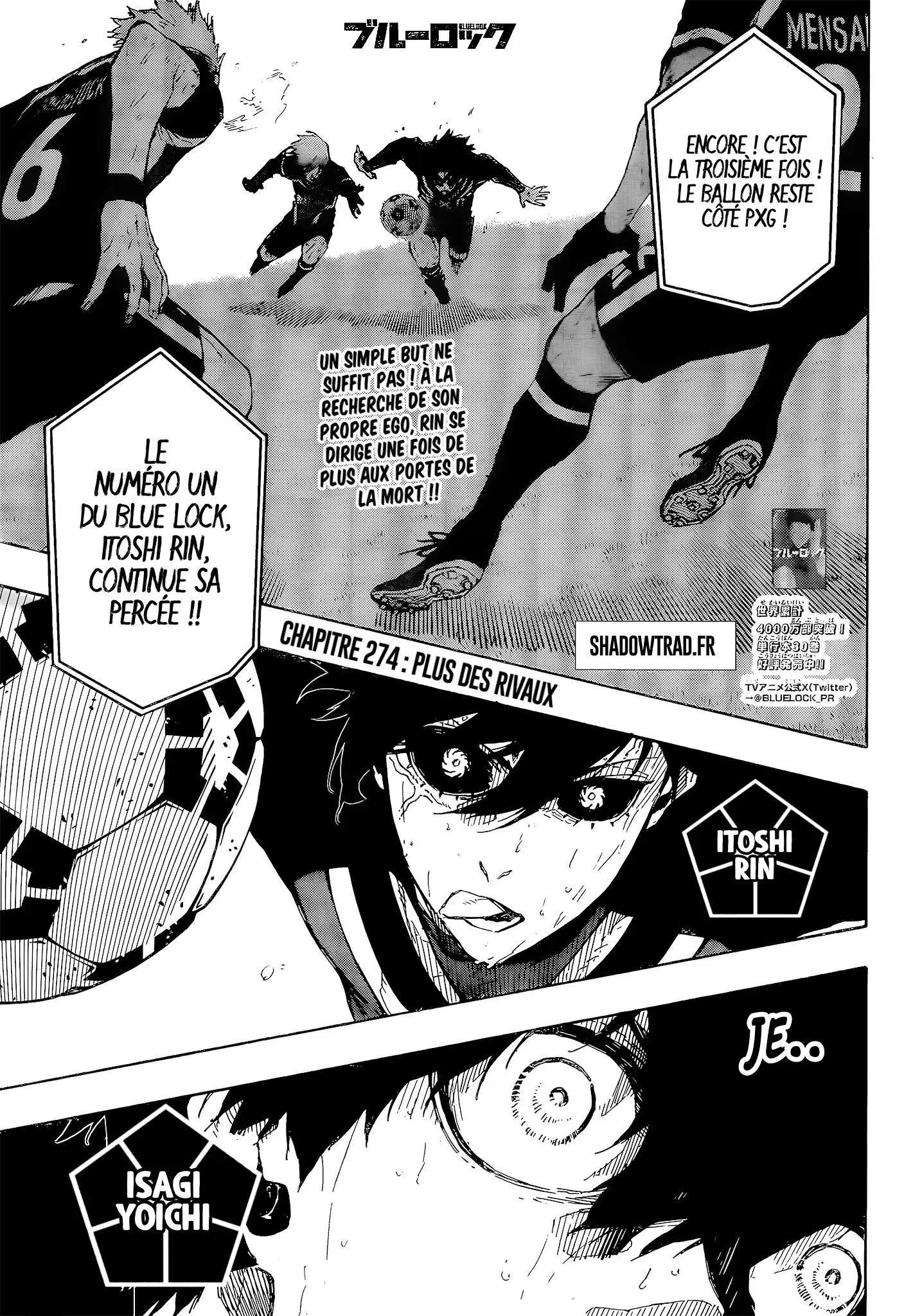 Read Blue Lock FR Manga Online