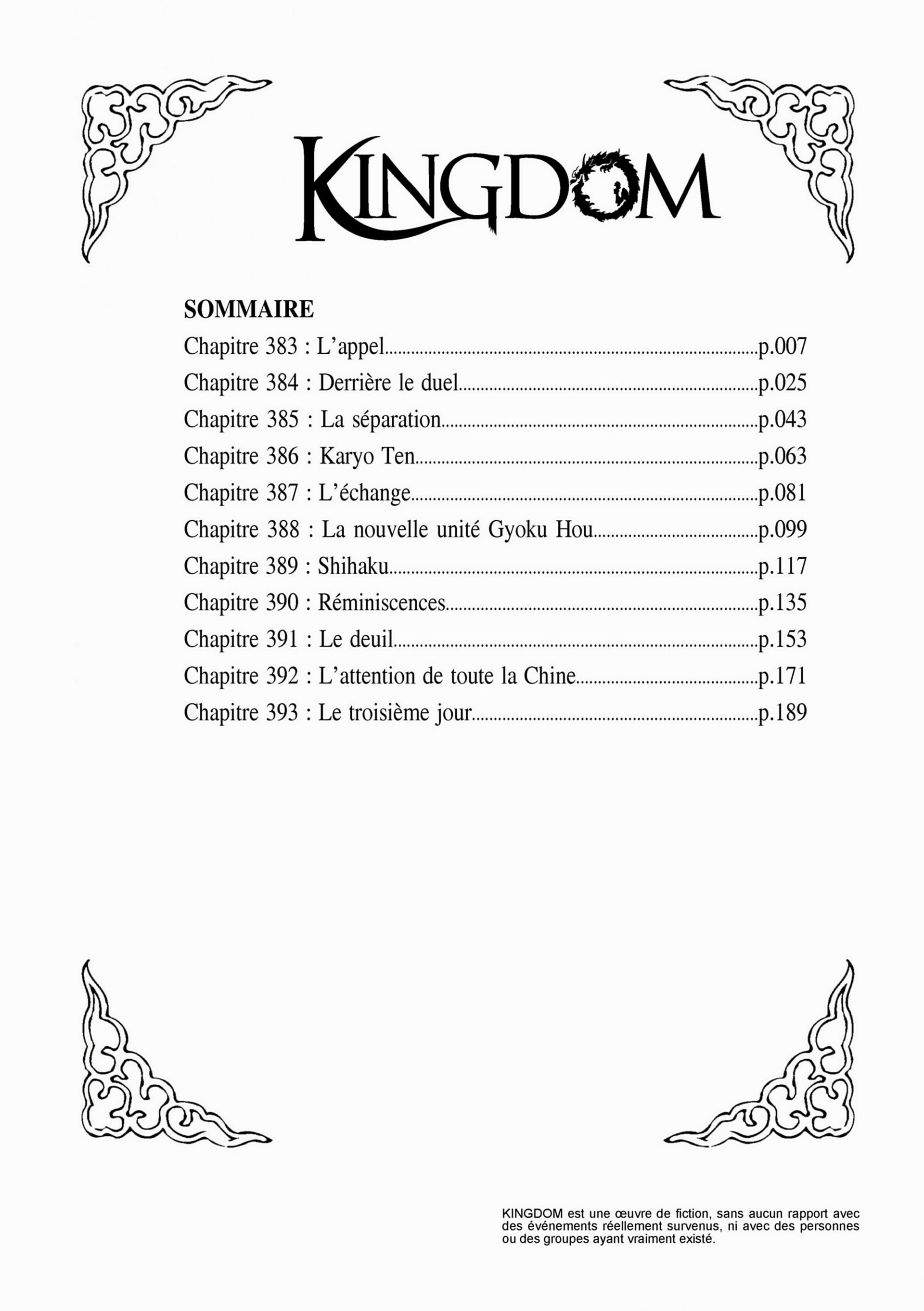 Read Kingdom FR Manga Online