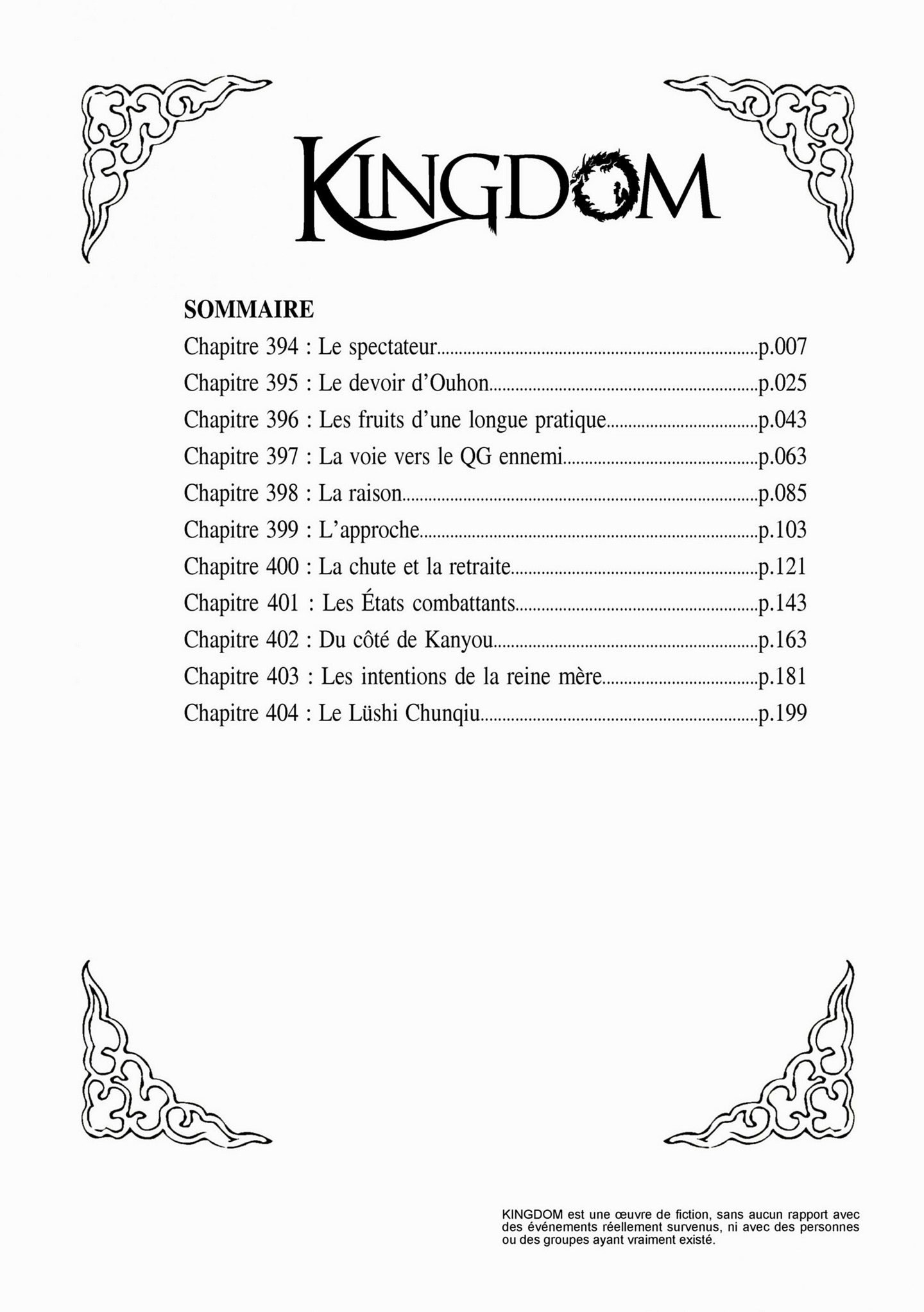 Read Kingdom FR Manga Online
