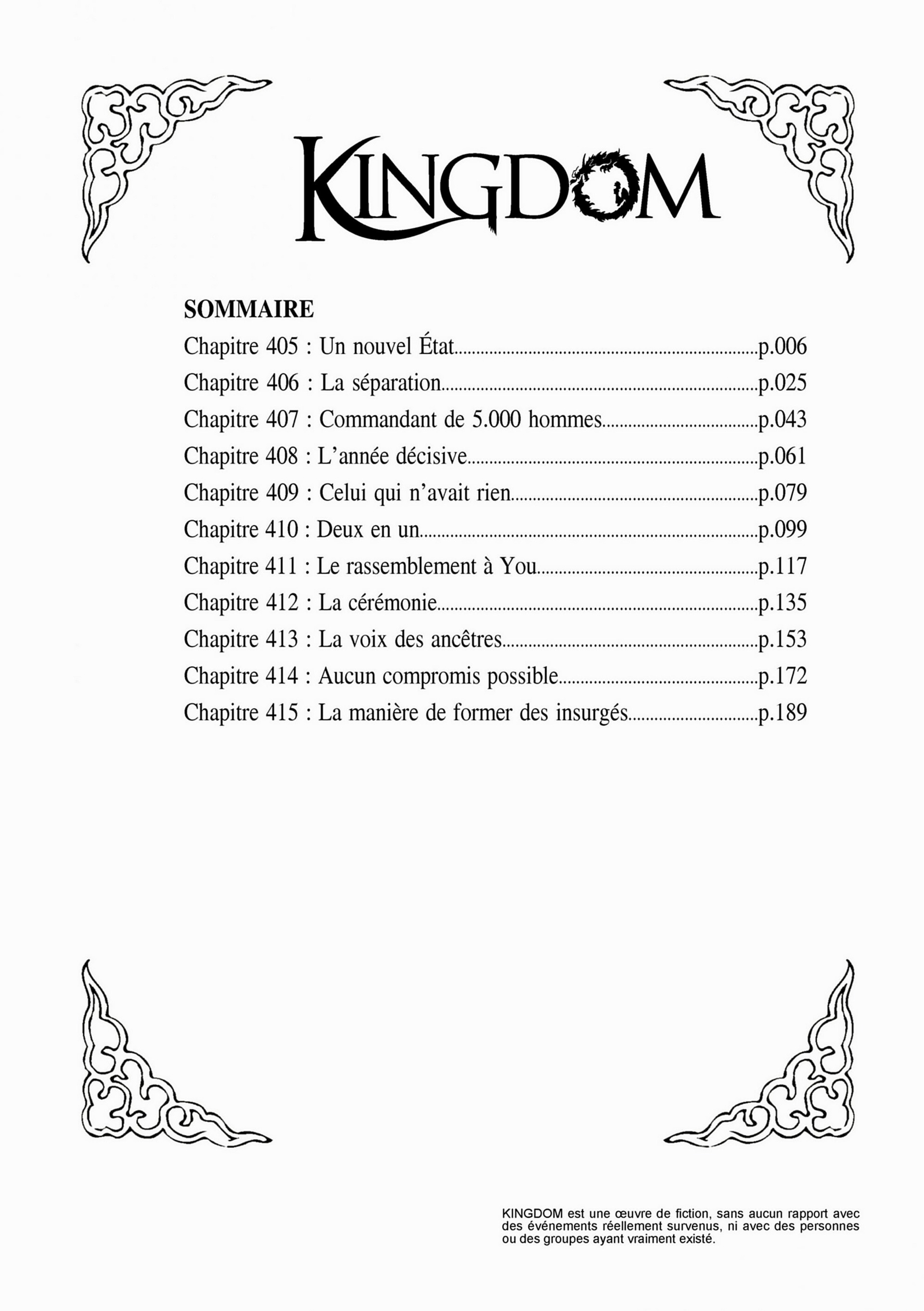Read Kingdom FR Manga Online