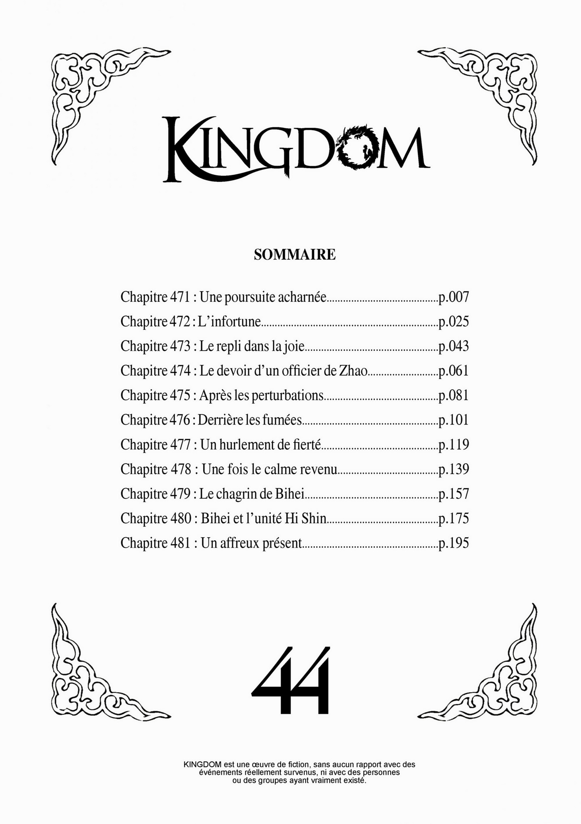 Read Kingdom FR Manga Online