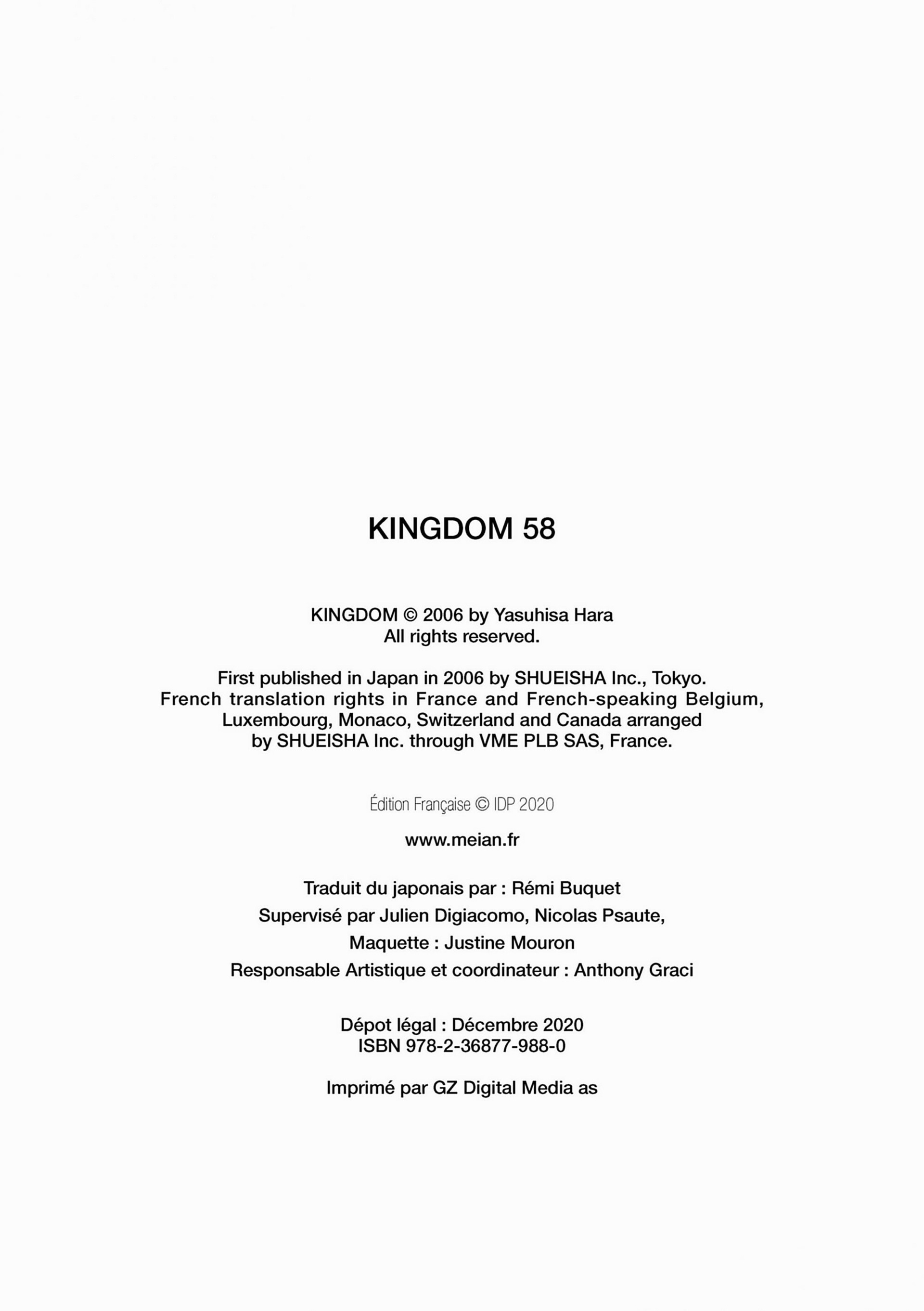 Read Kingdom FR Manga Online